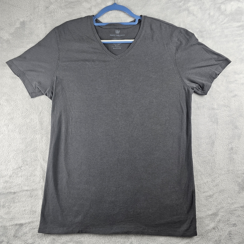 Mack Weldon Short Sleeve T-Shirt Gray Mens Size 2XL / XXL
